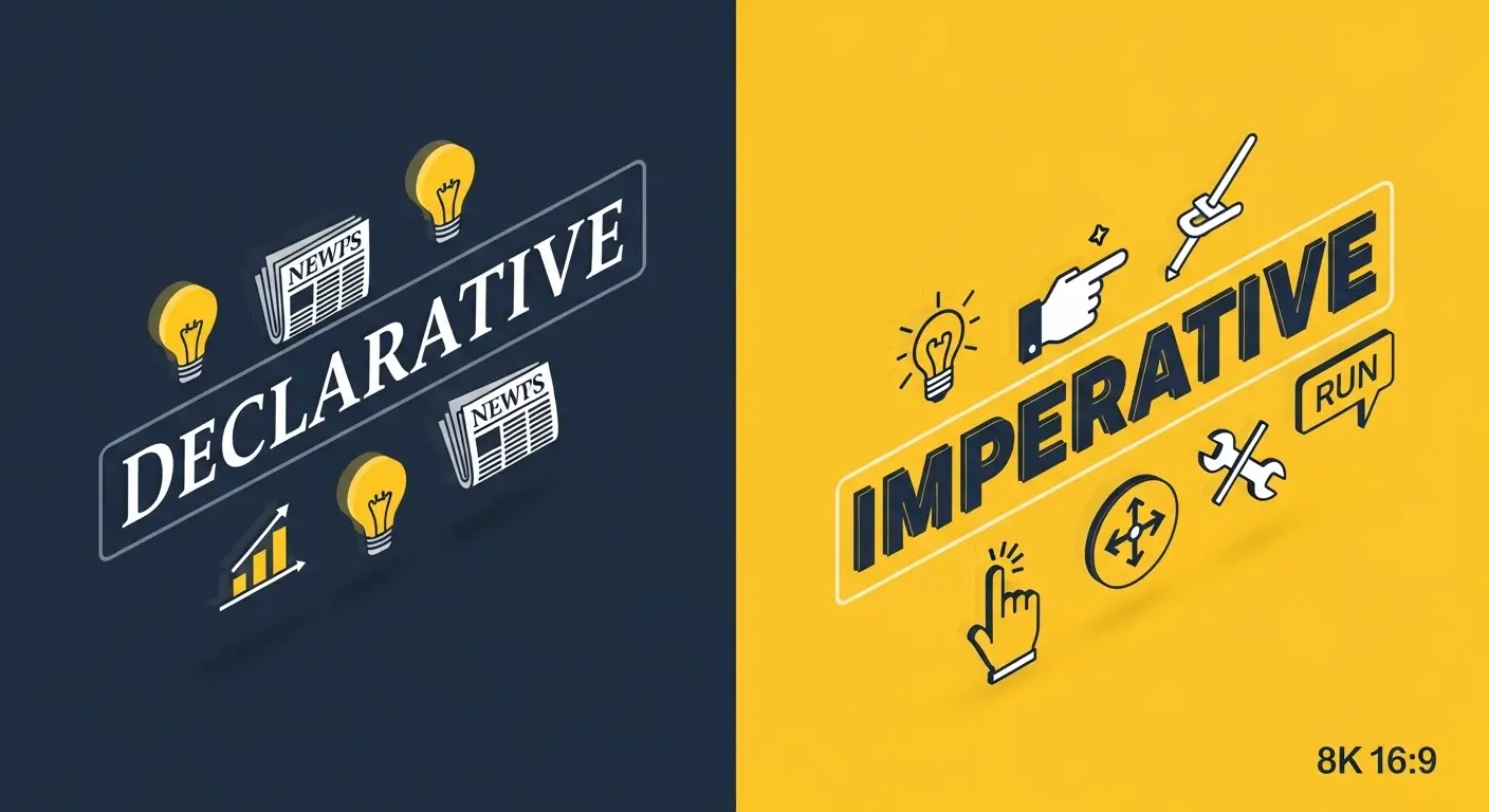 difference between declarative and imperative