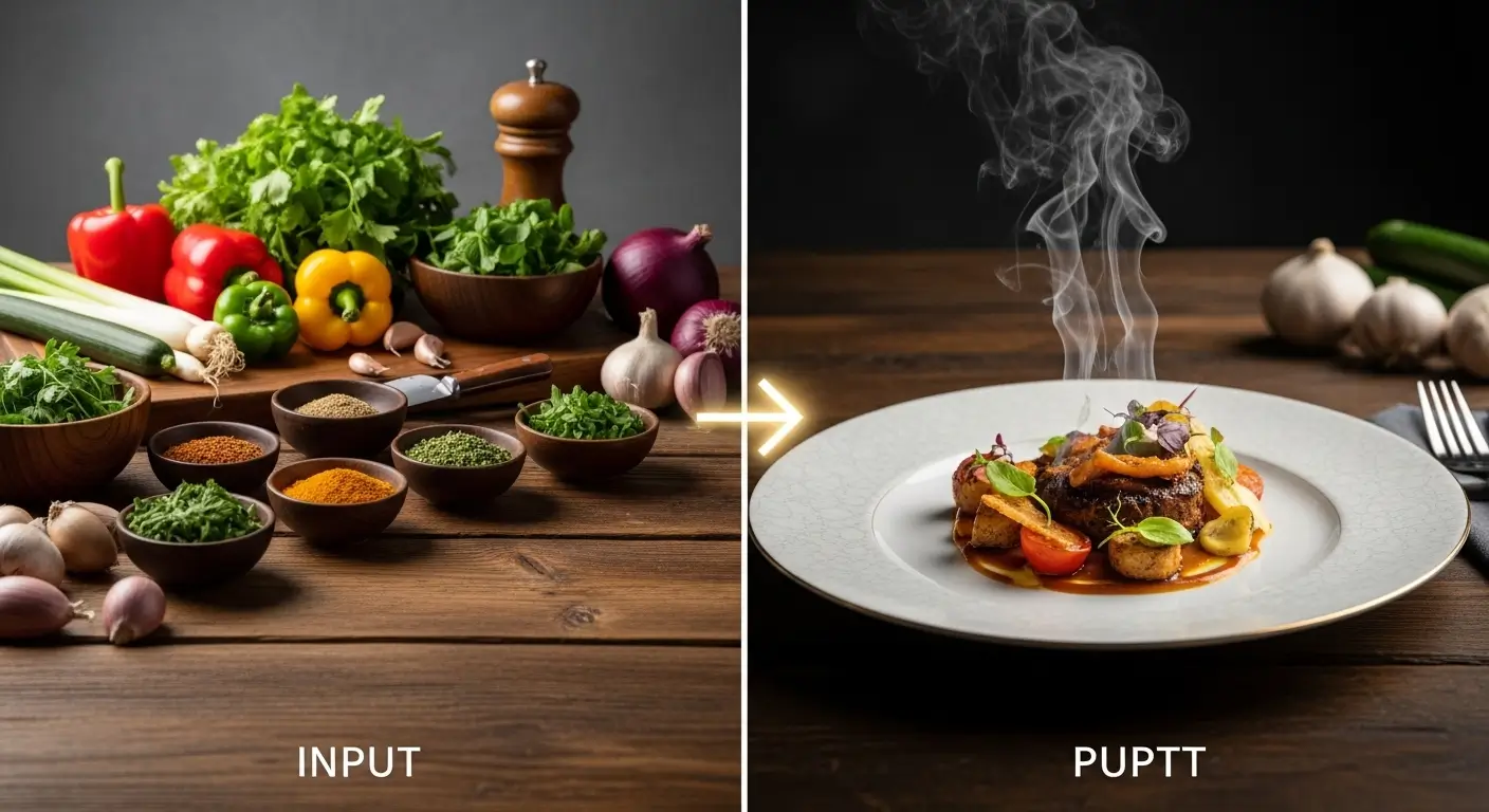 difference between input and output