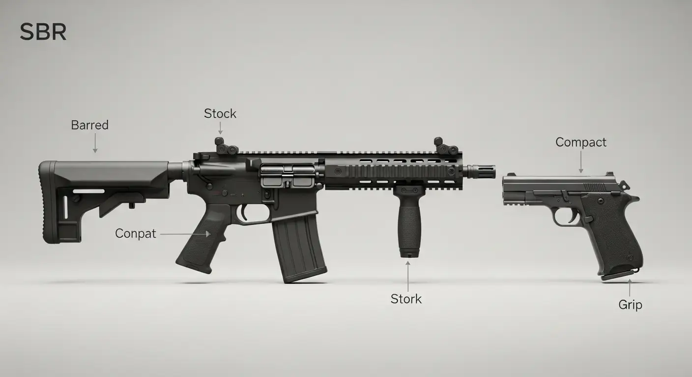 Difference between sbr and pistol