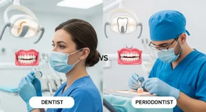 difference between dentist and periodontist